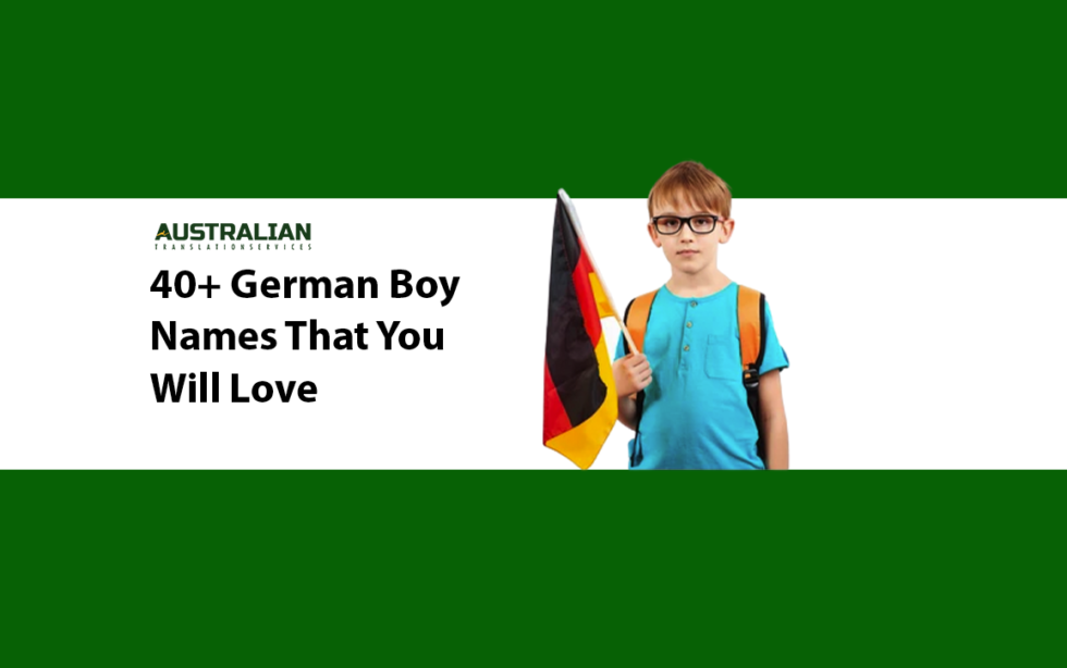 40+ German boy names for your baby that you will love