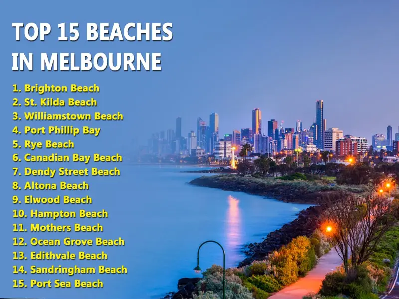 Top 15 Beaches In Melbourne