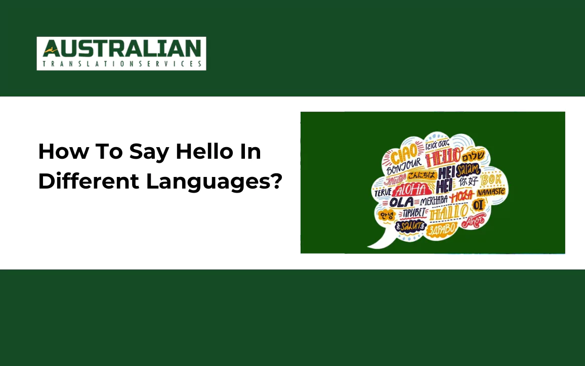How To Say Hello In Different Languages