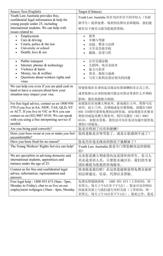 YLA Translation Chinese Bilingual YLA Translation Chinese Bilingual