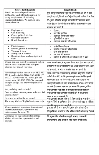 YLA Translation Hindi Bilingual YLA Translation Hindi Bilingual