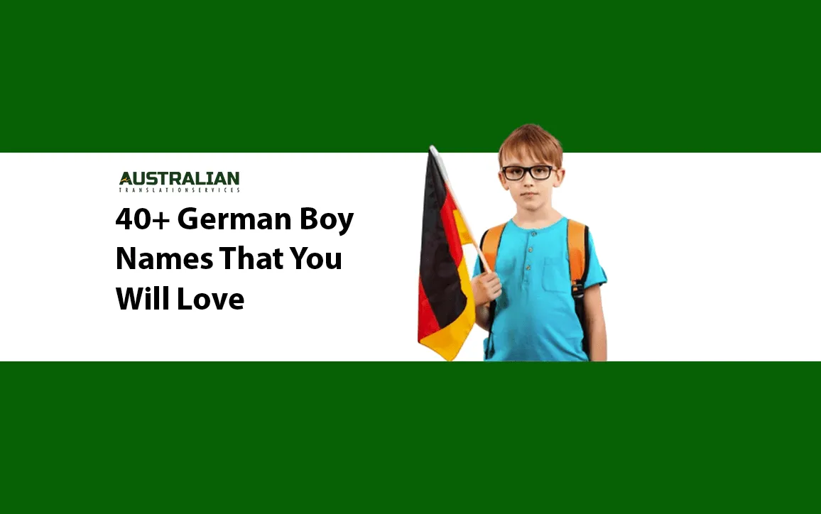 40+ German Boy Names That You Will Love