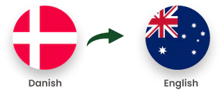 Danish to English