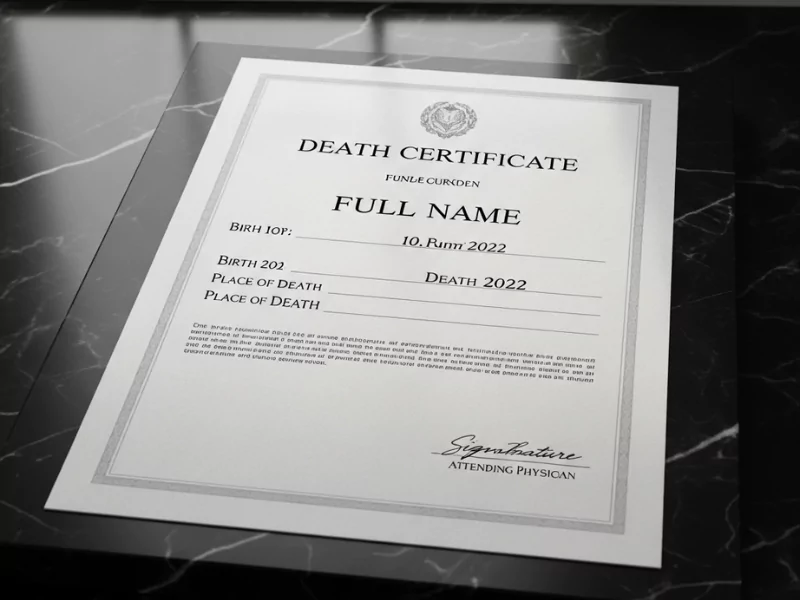 Why Is a Death Certificate Important