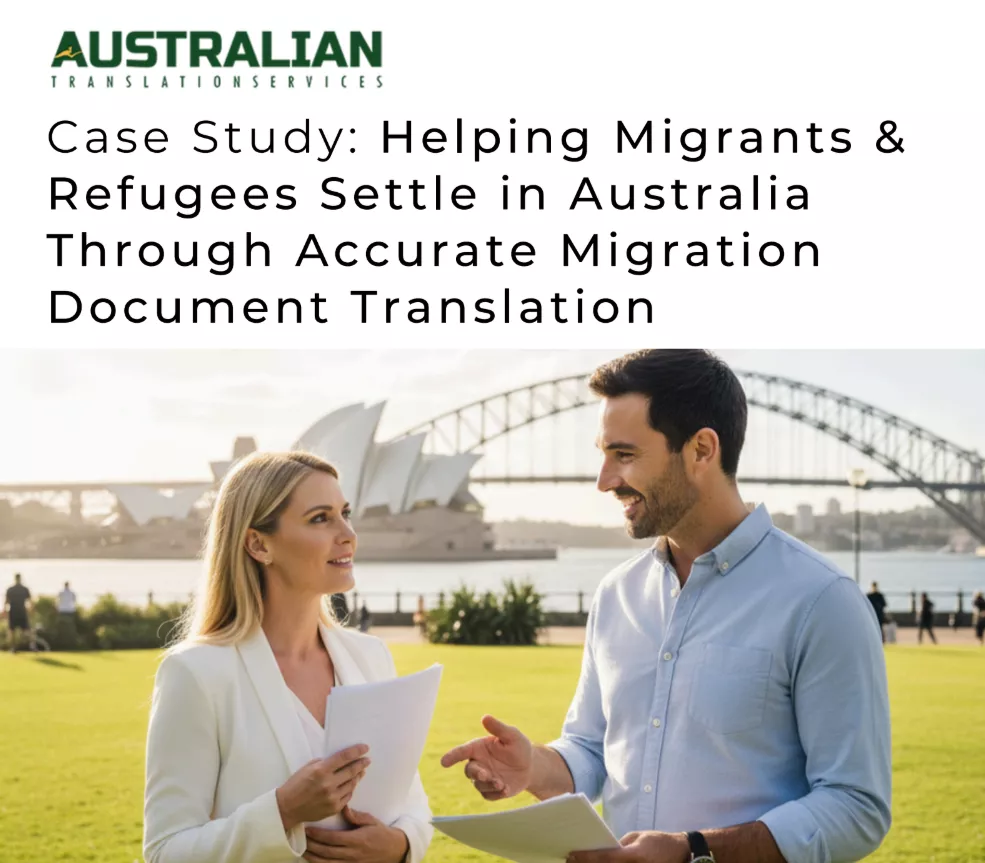 Helping Migrants & Refugees Settle in Australia Through Accurate Migration Document Translation