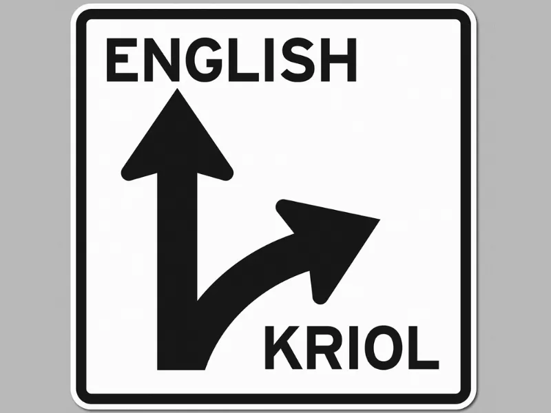 The image is showing Australian Kriol language definition 
