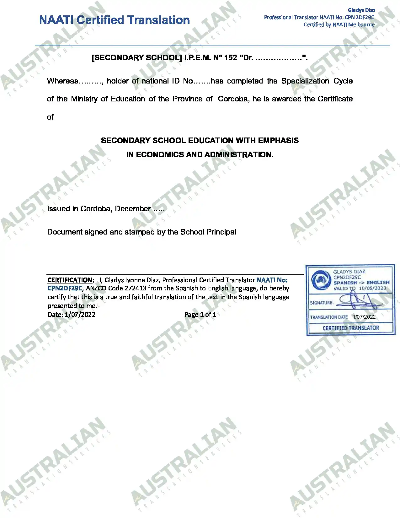 Academics Document